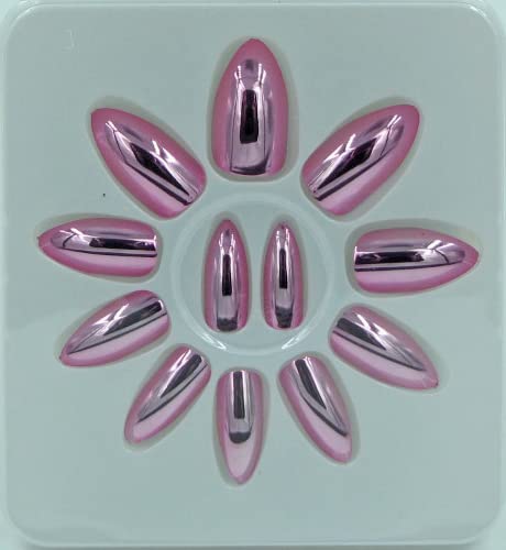 Premium Light Pink Artificial Nails - Long Lasting Acrylic Fake Nails for Women - Perfect for Weddings, Parties & Everyday Glamour
