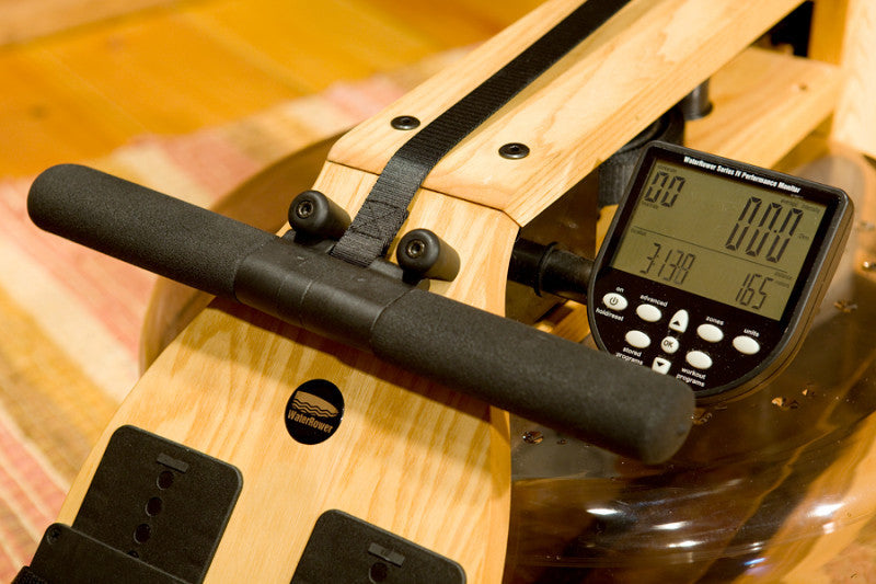 WaterRower Natural Rowing Machine with S4 Performance Monitor - Perfect for Home Gym, Cardio Workouts & Full-Body Exercise