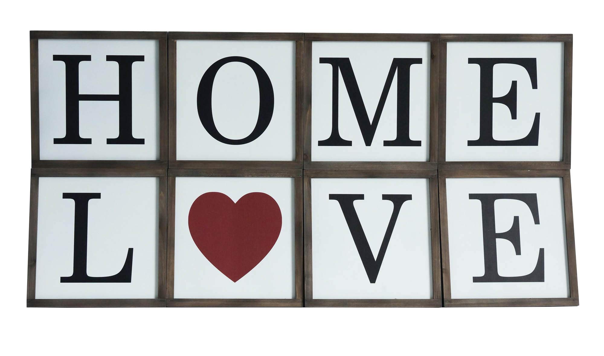 Reversible Love Sign Wall Decor - Elegant Home Decoration for Living Room, Bedroom & Wedding Decor