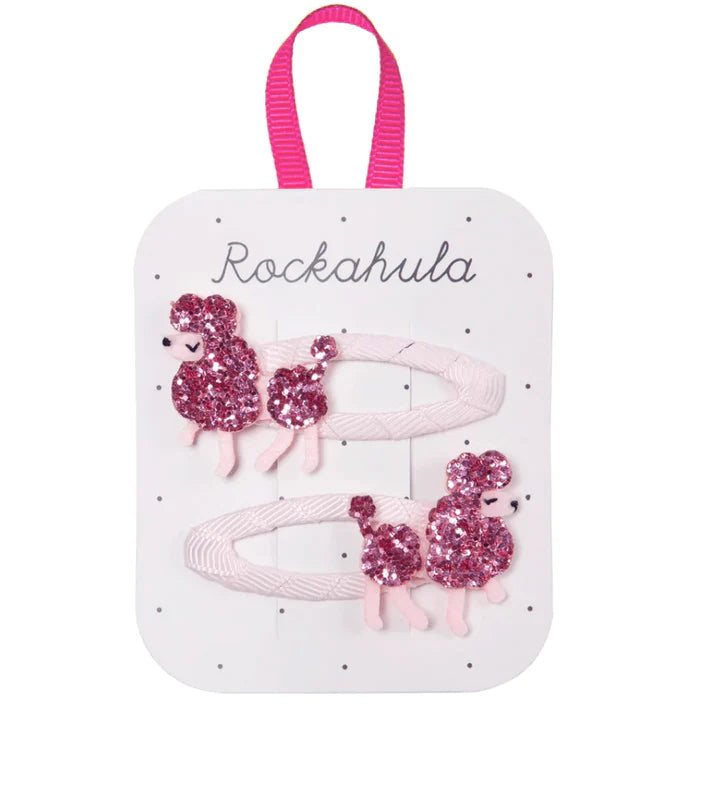 Rockahula Poodle Clips - Cute Hair Clips for Girls & Women | Perfect for School, Parties & Everyday Styling