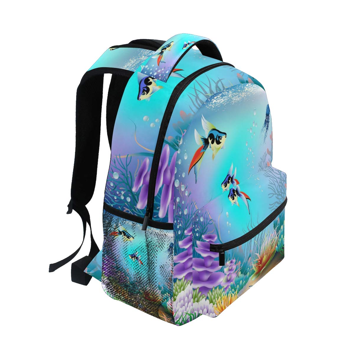 Waterproof Beach Backpack - Lightweight Travel Laptop Daypack for School, Work & Outdoor Activities | Durable Ocean Blue Backpack for Men, Women & Teens | Perfect for Beach Trips, Hiking & Daily Commute
