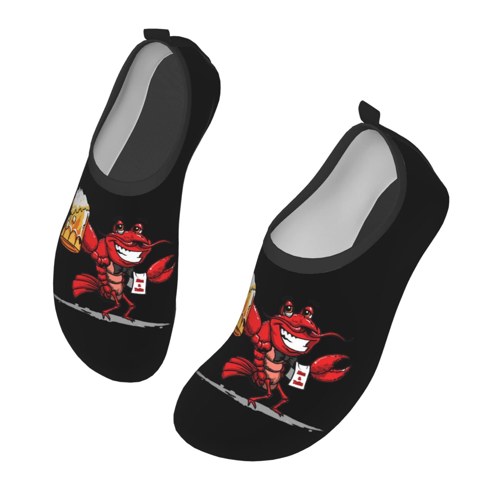 Quick-Drying Non-Slip Water Shoes for Adults - Barefoot Aqua Socks for Crawfish Hunting, Beach Sports & Yoga - Lightweight Wading Shoes for Swimming, Surfing & Water Activities