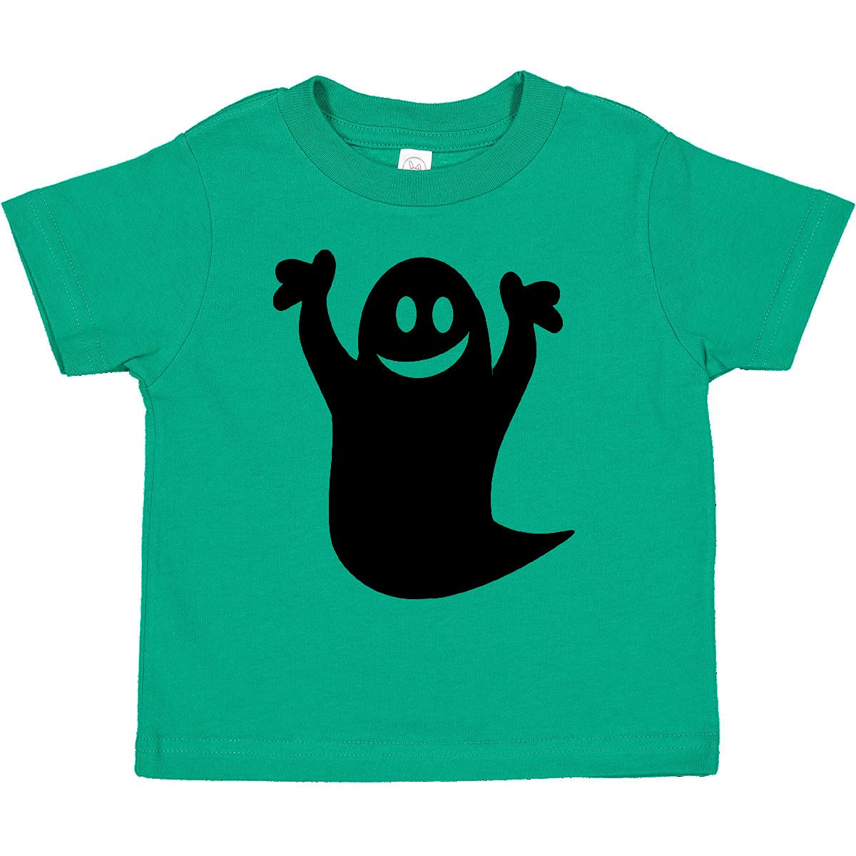 Inktastic Happy Halloween Cute Ghost Toddler T-Shirt - Spooky Fun Costume for Kids & Toddlers - Perfect for Trick-or-Treating, Halloween Parties & Family Photos