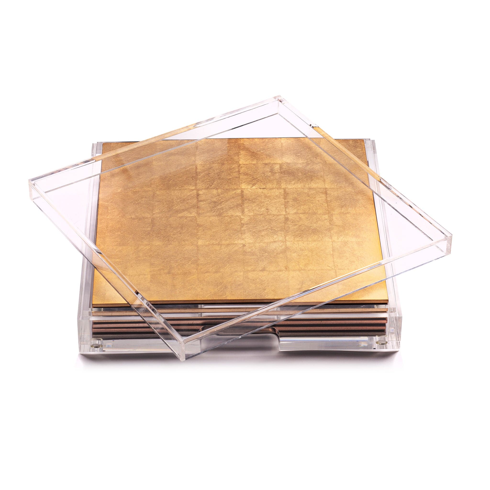 Placebox Clear Silver Leaf & Gold - Elegant Decorative Leaves for DIY Crafts, Scrapbooking, and Home Decor