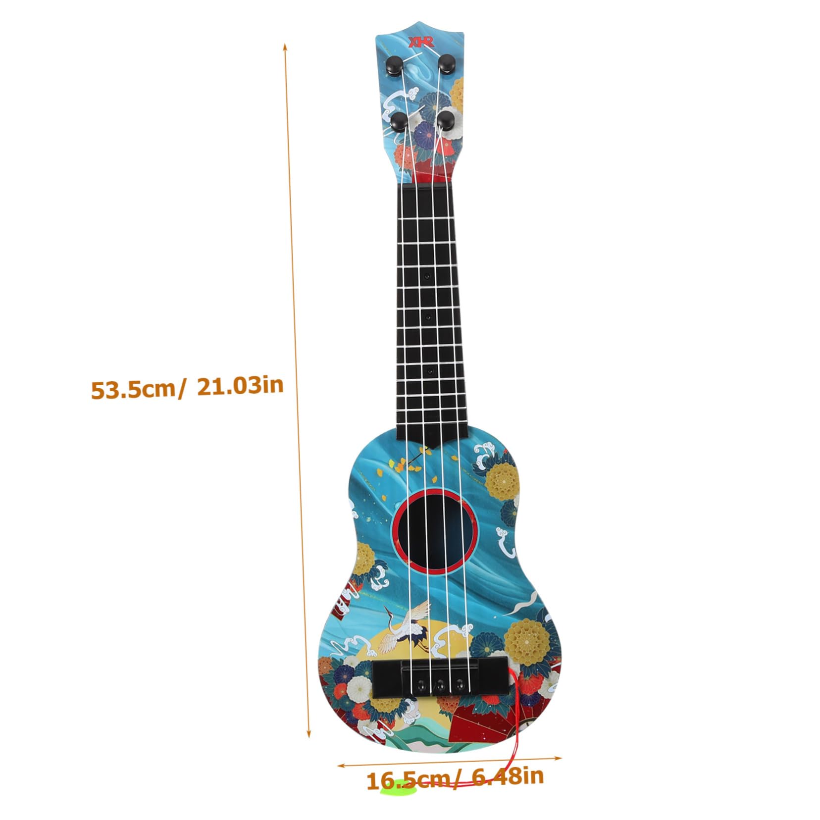 ORFOFE 21 Inch Ukulele - Wooden Mini Guitar for Kids & Beginners | Portable Musical Instrument for Travel, Beach, Camping & Home Play