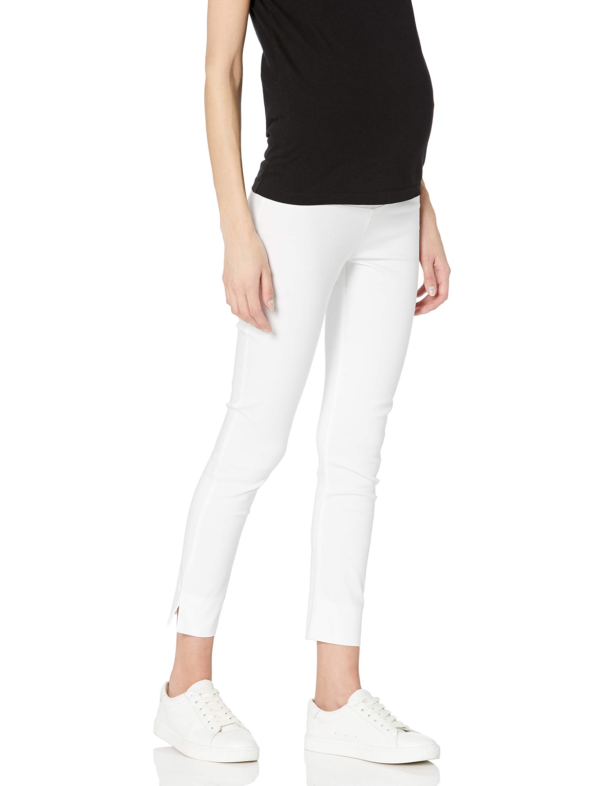 **Ripe Maternity Women's Stretchy Maternity Capri Pants - Comfortable Pregnancy Leggings for Work, Yoga & Everyday Wear**