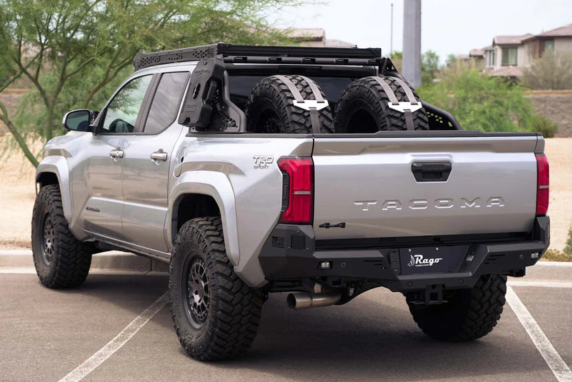 Rago Fabrication Heavy-Duty Rear Bumper for 2024-2025 Toyota Tacoma | Off-Road Protection & Towing | Perfect for Overlanding & Truck Modifications