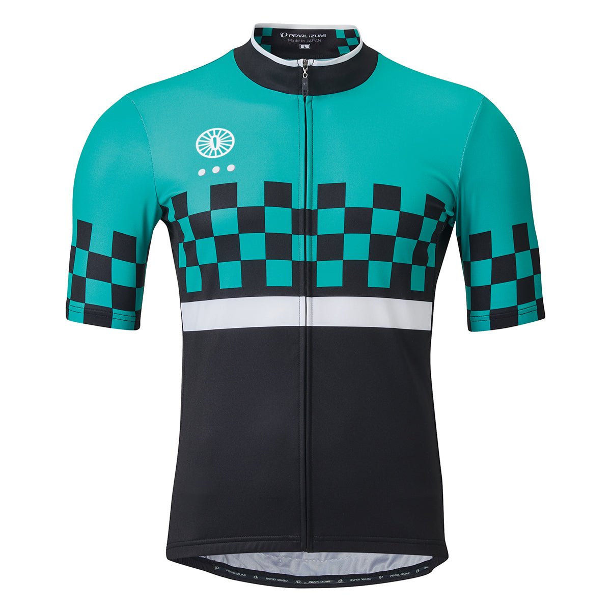 Pearl Izumi Devil's Blade Print Cycling Jersey - Tanjiro Kamado Anime Inspired Bike Shirt (KM621 B 1) for Mountain Biking & Road Cycling