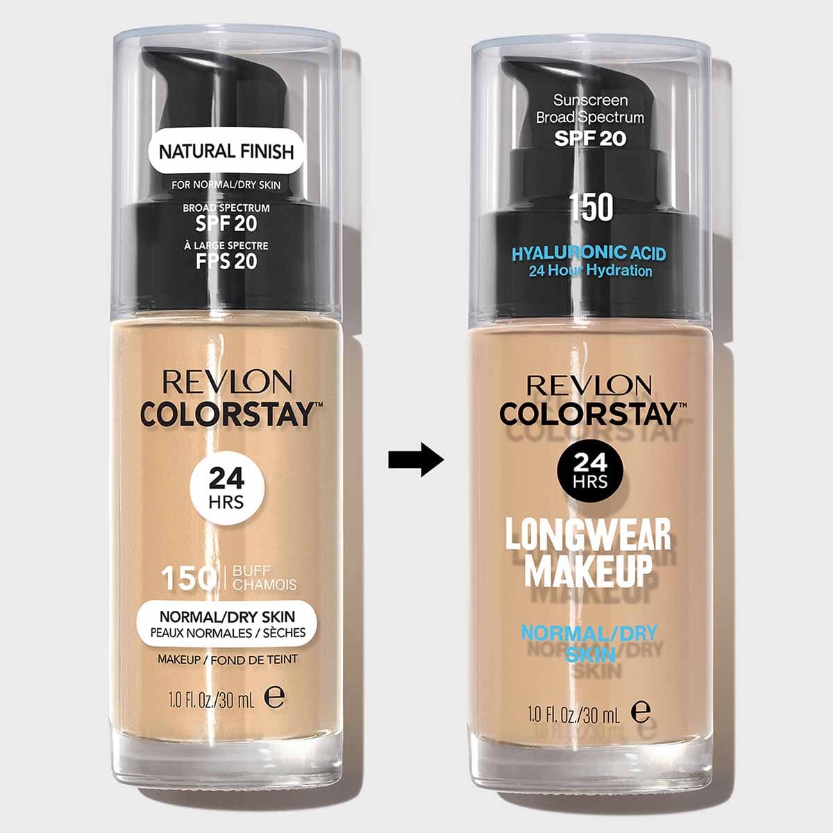 Revlon ColorStay Liquid Makeup for Normal to Dry Skin - 240 Medium Beige | Long-Lasting Foundation with SPF Protection | Perfect for Daily Wear & Special Occasions