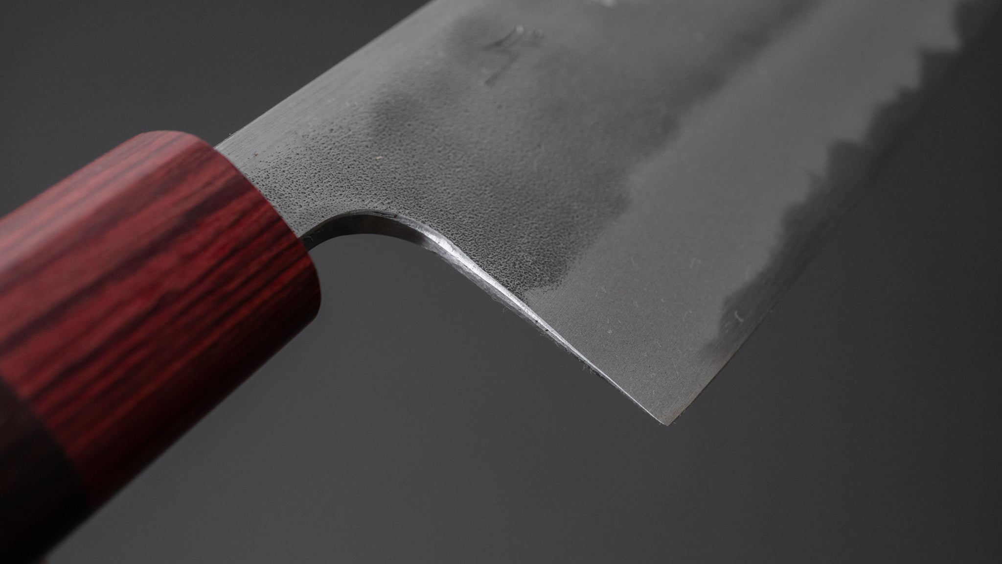 Hitohira YG Nashiji White #2 Nakiri Japanese Kitchen Knife 165mm with Rosewood Handle - Professional Chef Knife for Vegetable Chopping, Slicing & Precision Cutting