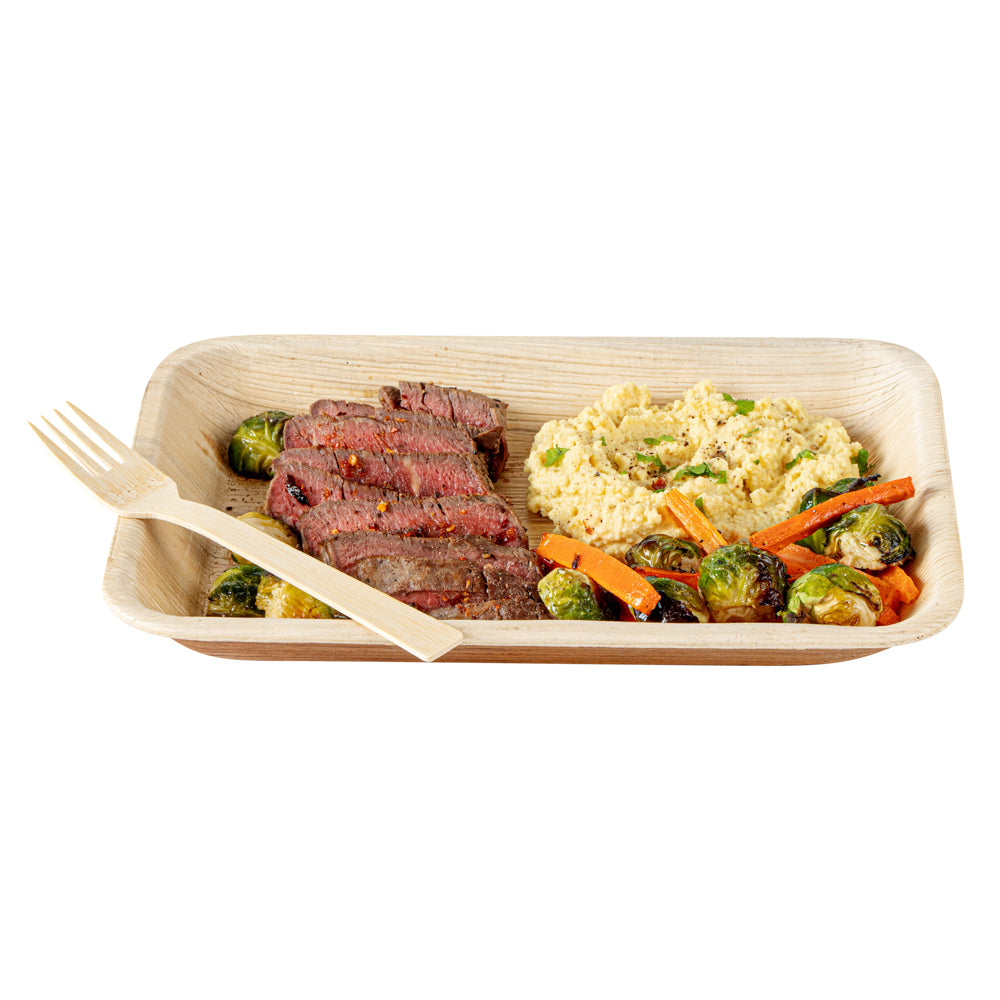 Eco-Friendly Bamboo Disposable Forks - 24 Count, 7 Inch Natural Bamboo Cutlery for Parties, Picnics & Travel - Sustainable & Biodegradable Utensils
