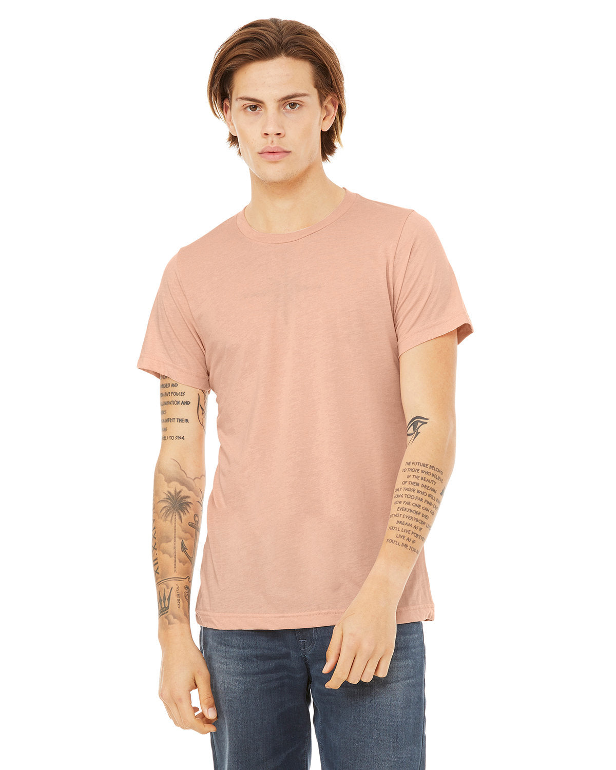 Bella + Canvas 3413C Unisex Triblend T-Shirt | Soft Tri-Blend Fabric | Comfortable Casual Tee for Men & Women | Perfect for Everyday Wear, Gym, and Outings