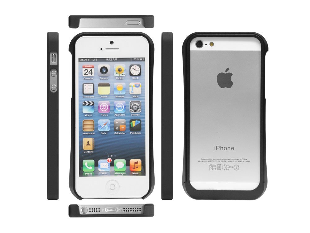 Cellet Metal Bumper Proguard Case for Apple iPhone 5 - Shockproof Protective Cover with Anti-Scratch Design | Perfect for Outdoor Activities, Travel & Daily Use