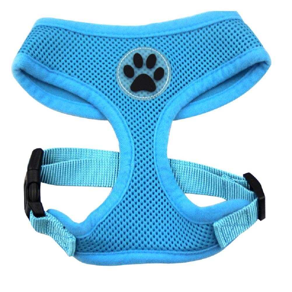 BINGPET Small & Medium Dog Harness - Breathable Mesh No-Pull Adjustable Puppy Vest for Walking, Training, and Outdoor Adventures - Perfect for Chihuahuas, Pugs, and Small Cats