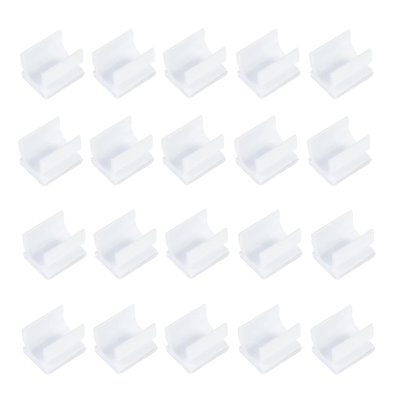 100Pcs Self-Adhesive Whiteboard Pen Clips & Holders - Strong Magnetic Fridge Organizer for Bulletin Boards, Erase Boards, Walls - Perfect for Office, Classroom, Home Organization (White)