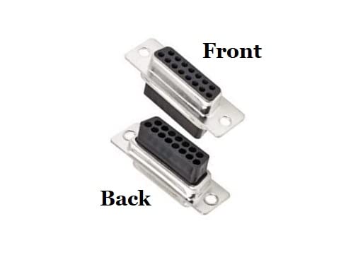 Premium DB15 Female Crimp Kit - No Ear, Full Profile, Deluxe Metal Hood Connector for Electronics | High-Quality Replacement for Amazon $18.49 | Perfect for Computer Networking, Audio Equipment & Industrial Applications