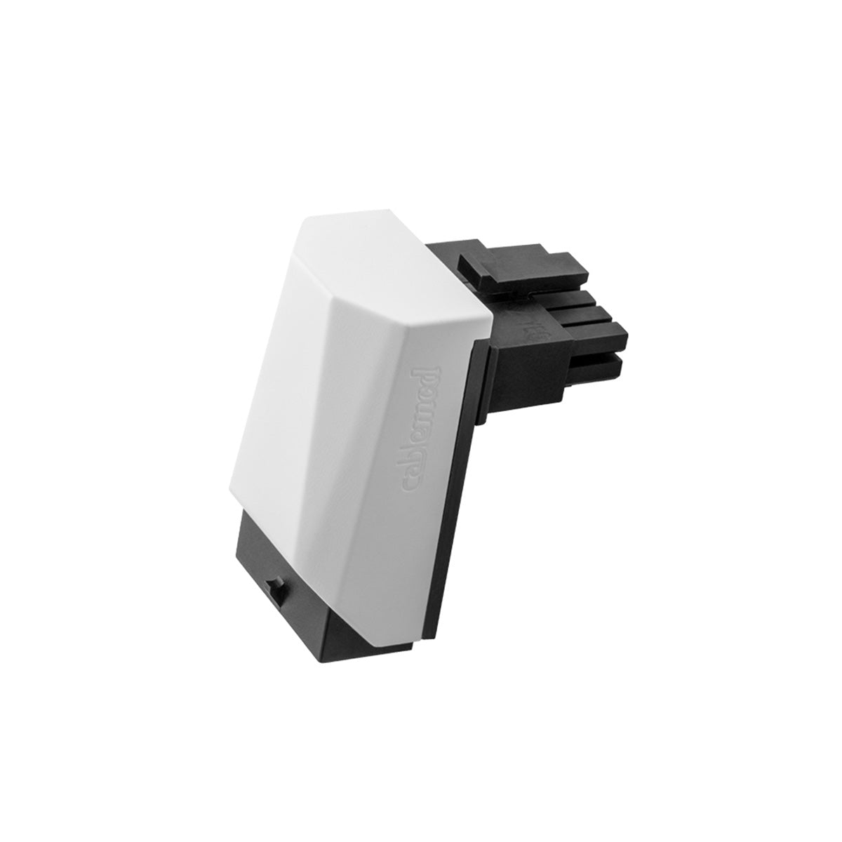 CableMod 12VHPWR 90 Degree Angled Adapter v1.1 - Variant A (White) - High Performance Power Connector for NVIDIA RTX 4090/4080 GPUs - Perfect for PC Gaming & Workstation Builds