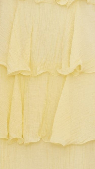 Lanelle Maxi Dress for Women - Flowy Summer Yellow Long Dress - Perfect for Beach, Vacation & Casual Outings