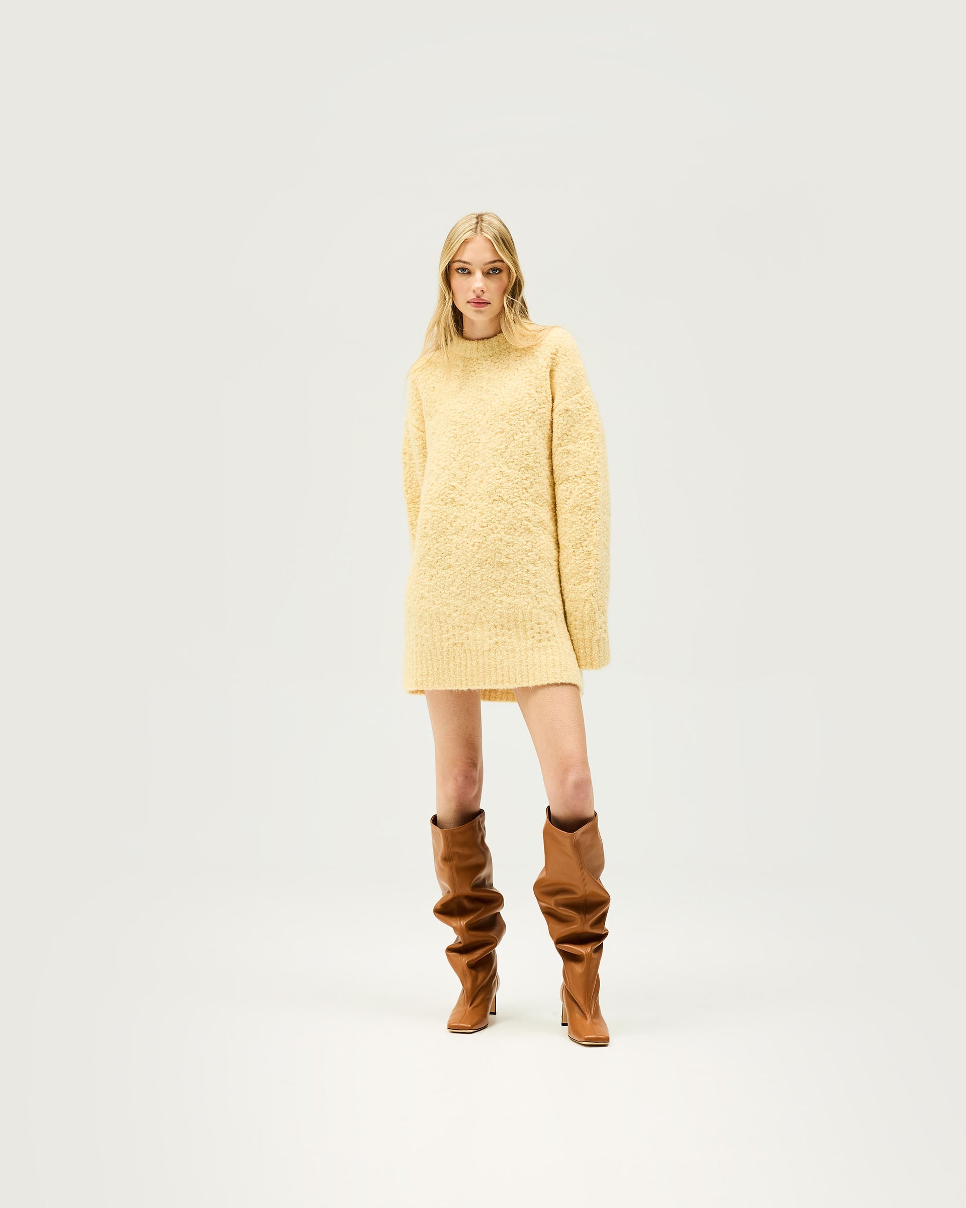 Breeze Sweater Buttermilk - Soft & Cozy Knit Pullover for Women | Perfect for Fall & Winter Layering, Casual Outings & Relaxing at Home