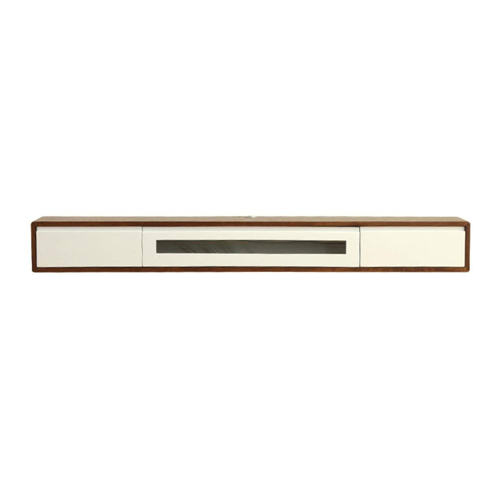 Floating Shelf Wall Mounted TV Stand - 140CM Modern Storage Shelf for Living Room & Bedroom - TV Background Wall Decor, Space Saving Organizer for Electronics, Books & Home Decor