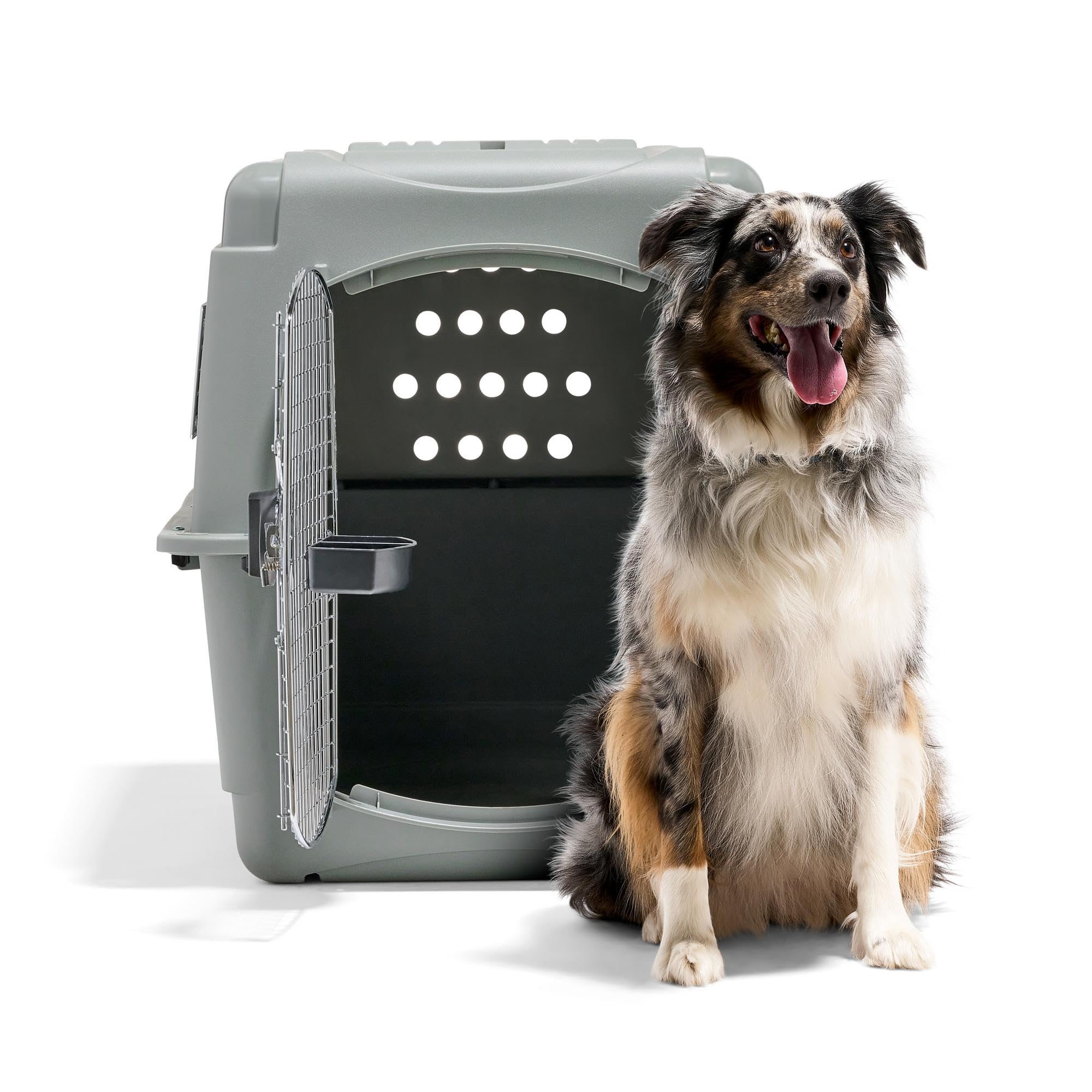 Petmate Sky Kennel - Airline Approved Heavy Duty Dog Crate for Medium to Large Dogs 50-70 lbs (36 Inches) - Perfect for Air Travel, Road Trips & Vet Visits - Made in USA
