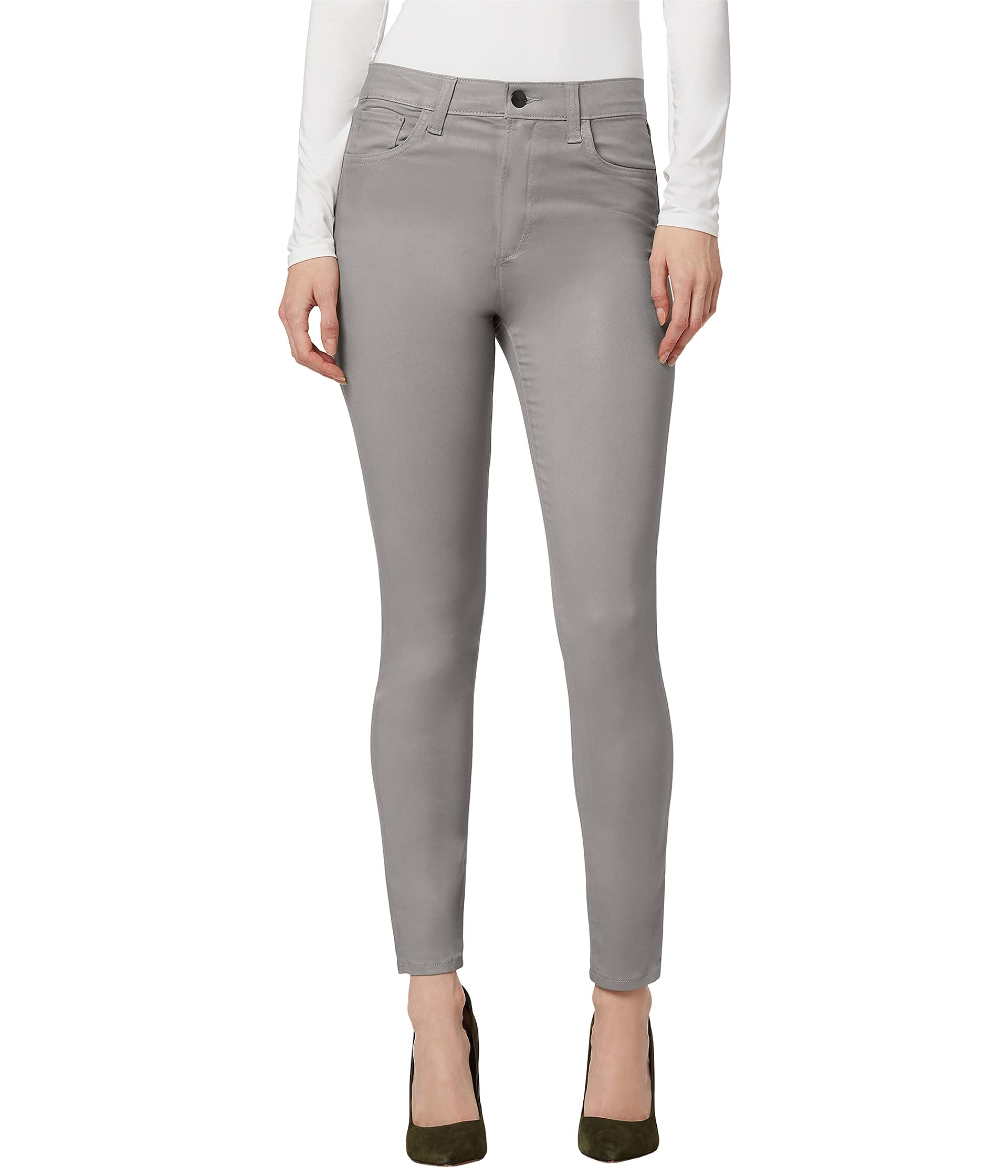 Joe's Jeans Women's The Charlie High Rise Ankle Skinny Jeans - Tan Size 29 | Slim Fit Stretch Denim Pants for Casual Wear, Office & Night Out