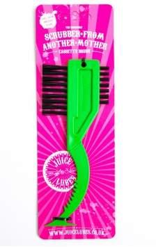 Juice Lubes The Scrubber From Another Mother Cassette Brush - Premium Vinyl Record Cleaner for Turntables & DJ Equipment - Perfect for Home Audio, Music Studios & Vintage Record Collections