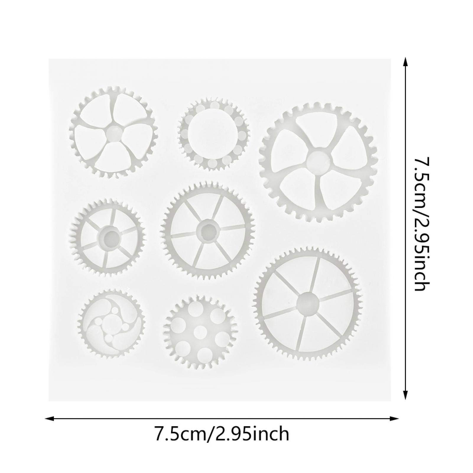 Premium Silicone Fondant Molds - Wheel Tire Shape Chocolate Candy Molds for Cake Decorating, Baking & DIY Desserts (Light Grey) - Perfect for Birthday Cakes, Cupcakes & Party Treats