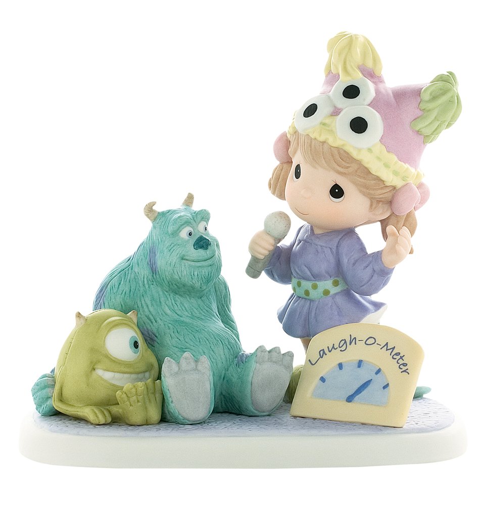 Precious Moments Disney Collection Laughter Gives Friends The Power to Share Figurine - Cute Disney Character Statue for Home Decor, Gift & Collectible - Perfect for Disney Fans, Birthday Gifts & Shelf Display