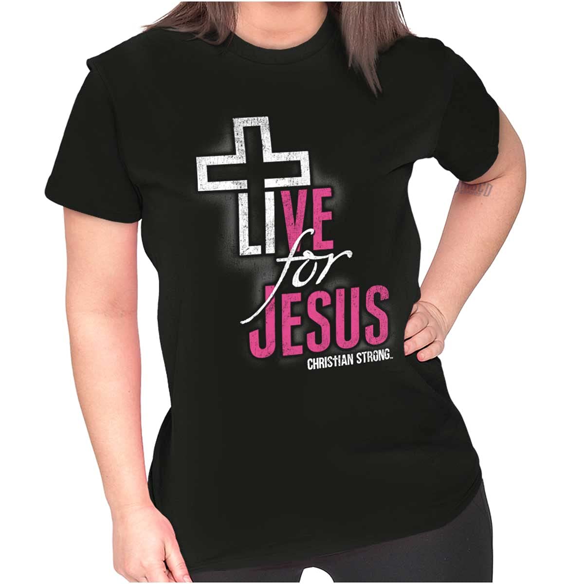 Christian Faith Women's Graphic Tee - Jesus Inspired Casual Wear