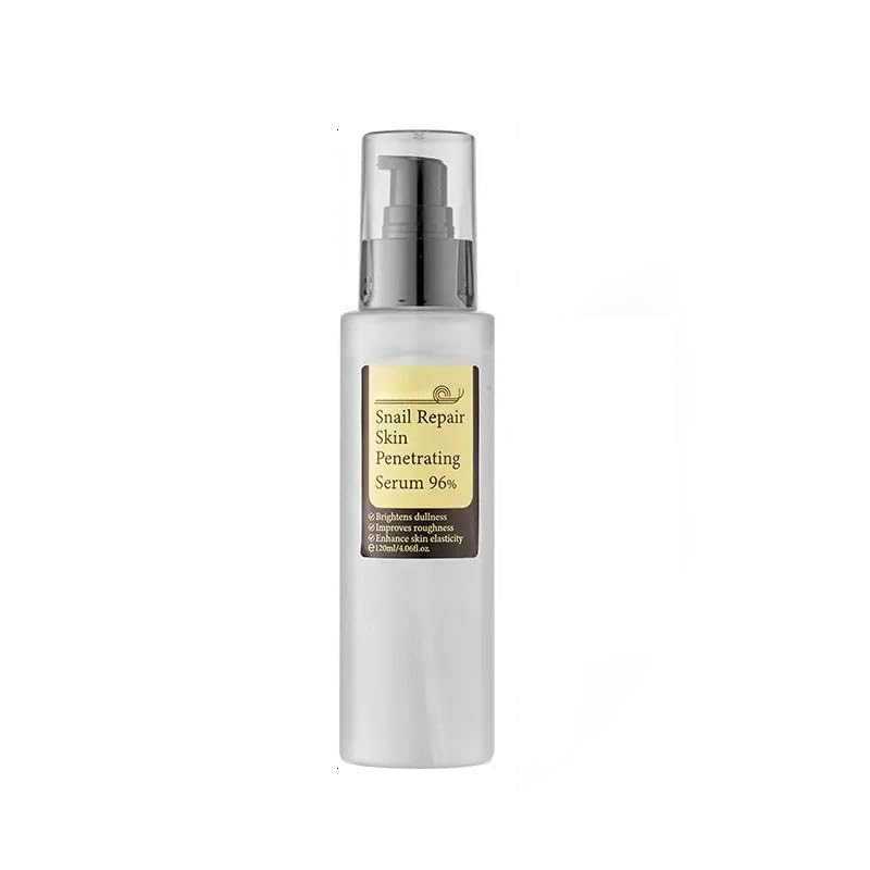 96% Snail Mucin Face Serum for Anti-Aging, Whitening & Skin Repair | Hydrating Facial Essence for Smooth, Radiant Skin | Daily Skincare Routine for Dry & Sensitive Skin
