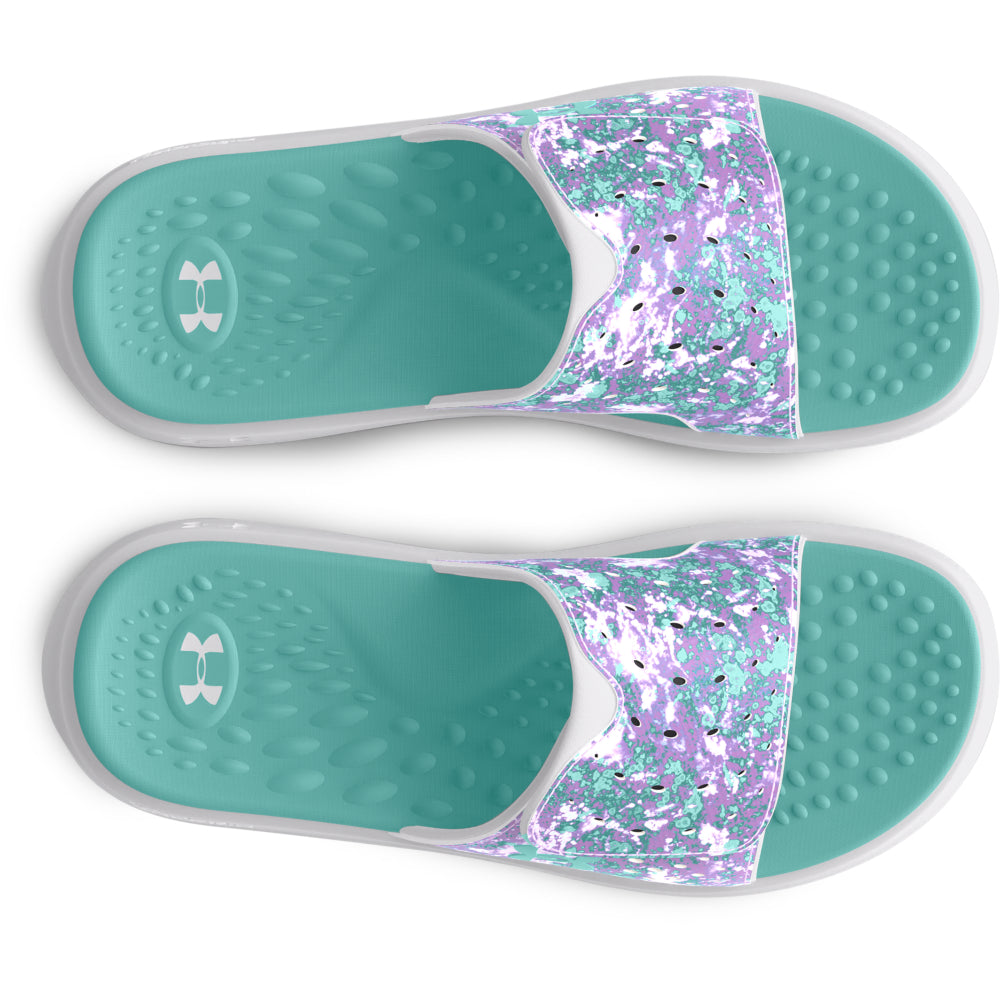 Under Armour Girls' Youth Ignite Pro Graphic Slide Sandals - Comfortable Athletic Sandals for Kids, Perfect for Pool, Beach, Sports & Summer Outdoor Activities