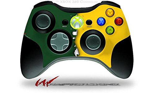 Ripped Colors Green Yellow Vinyl Skin Wrap for XBOX 360 Wireless Controller - WraptorSkinz Decal Sticker (Controller Not Included) - Perfect for Gaming, Customization & Protection