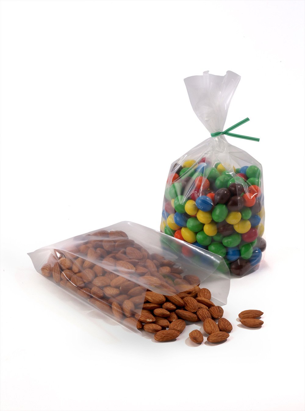Clear Plastic Side-Gusseted Poly Bags 3.5x2.25x9.75 Inches 1.5 Mil Thick (1000 Pack) - Perfect for Food Storage, Retail Packaging, and Small Parts Organization
