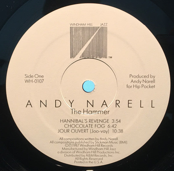 Andy Narell - The Hammer (Vinyl LP, Album) NM/M Condition - Perfect for Jazz Lovers & Vinyl Collectors - Great for Home Listening & Music Enthusiasts