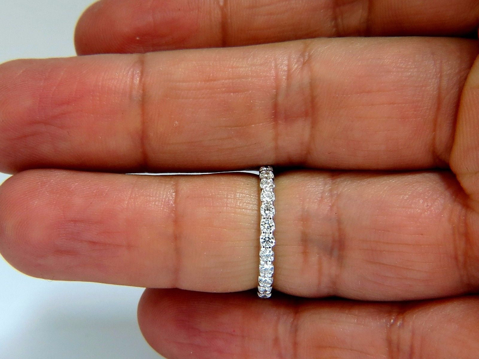 0.93ct Natural Round Diamond Shared Prong Ring in 14K Gold (G/VS) - Perfect for Engagement, Anniversary & Special Occasion Gifts