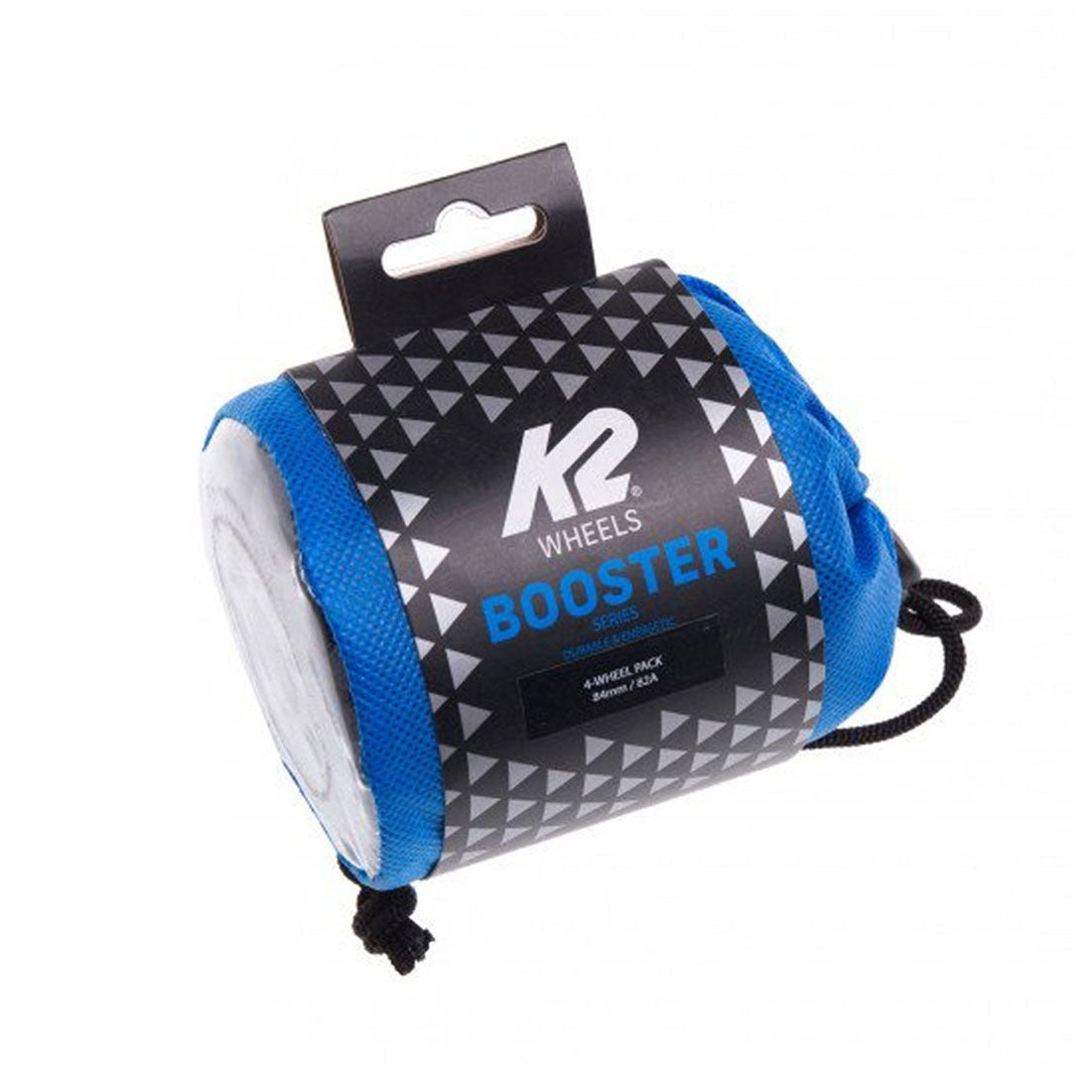 K2 Booster 84mm 82a Skateboard Wheels - 4 Pack Smoke Color - High Performance Wheels for Cruising & Street Skating