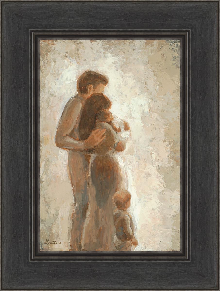 Family Looking Towards the Light - Inspirational Wall Art for Home Decor | Motivational Canvas Print for Living Room, Bedroom & Office | Perfect Gift for Family & Friends