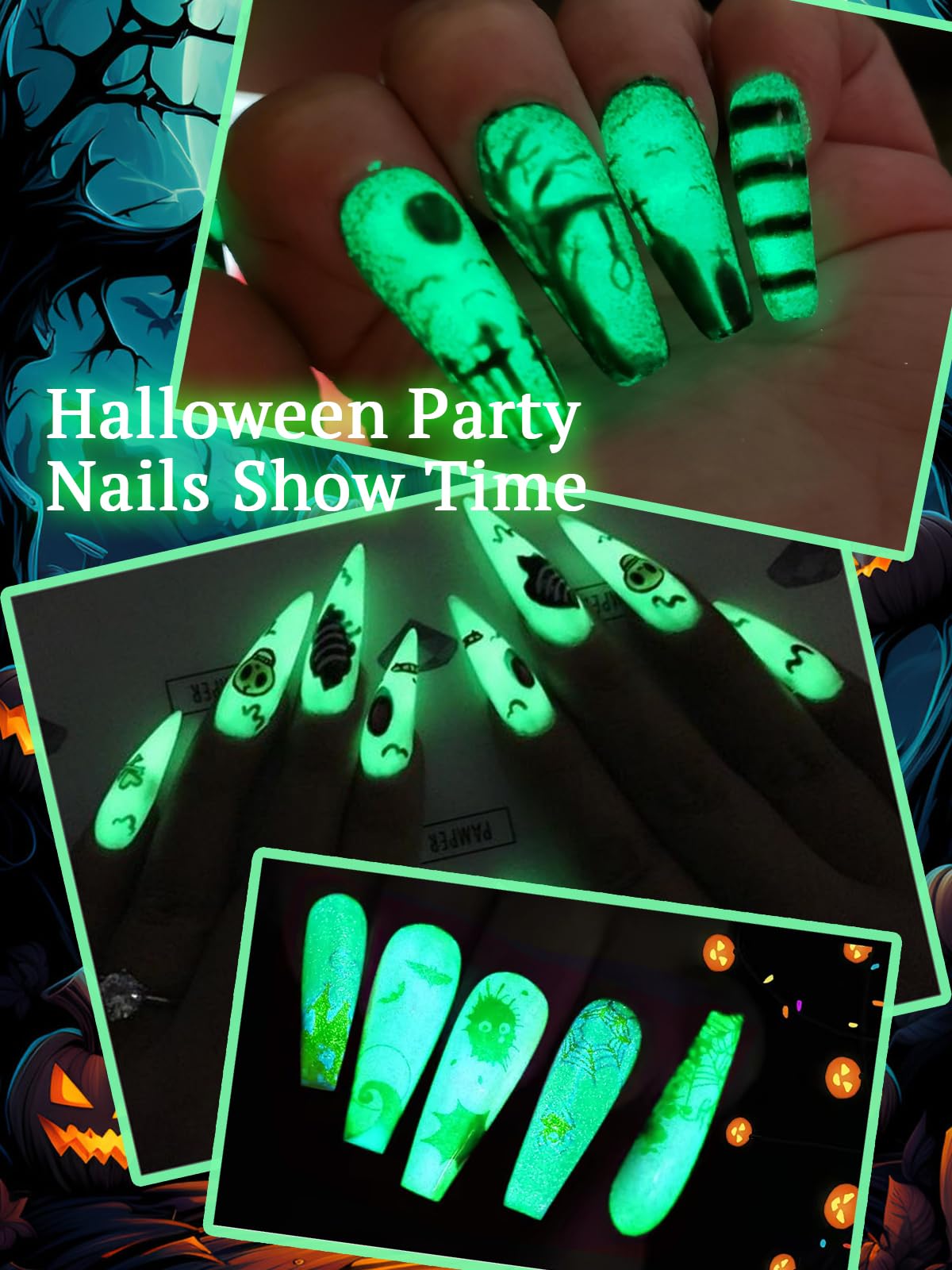 30ml Glow in The Dark Nail Polish - Long Lasting UV Gel Top Coat with Stunning Luminous Effect for Night Parties, Nail Art & Special Occasions - Perfect for Clubbing, Halloween & Date Nights