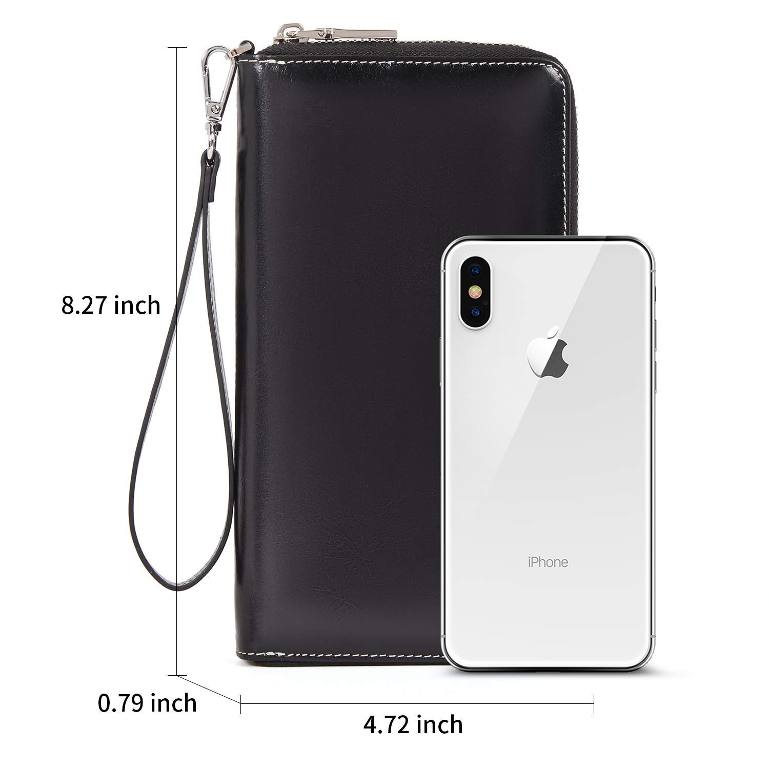BOSTANTEN Genuine Leather Women's Handbag Tote Shoulder Purse with RFID Blocking Wallet - Stylish Phone Clutch for Work, Travel & Everyday Use