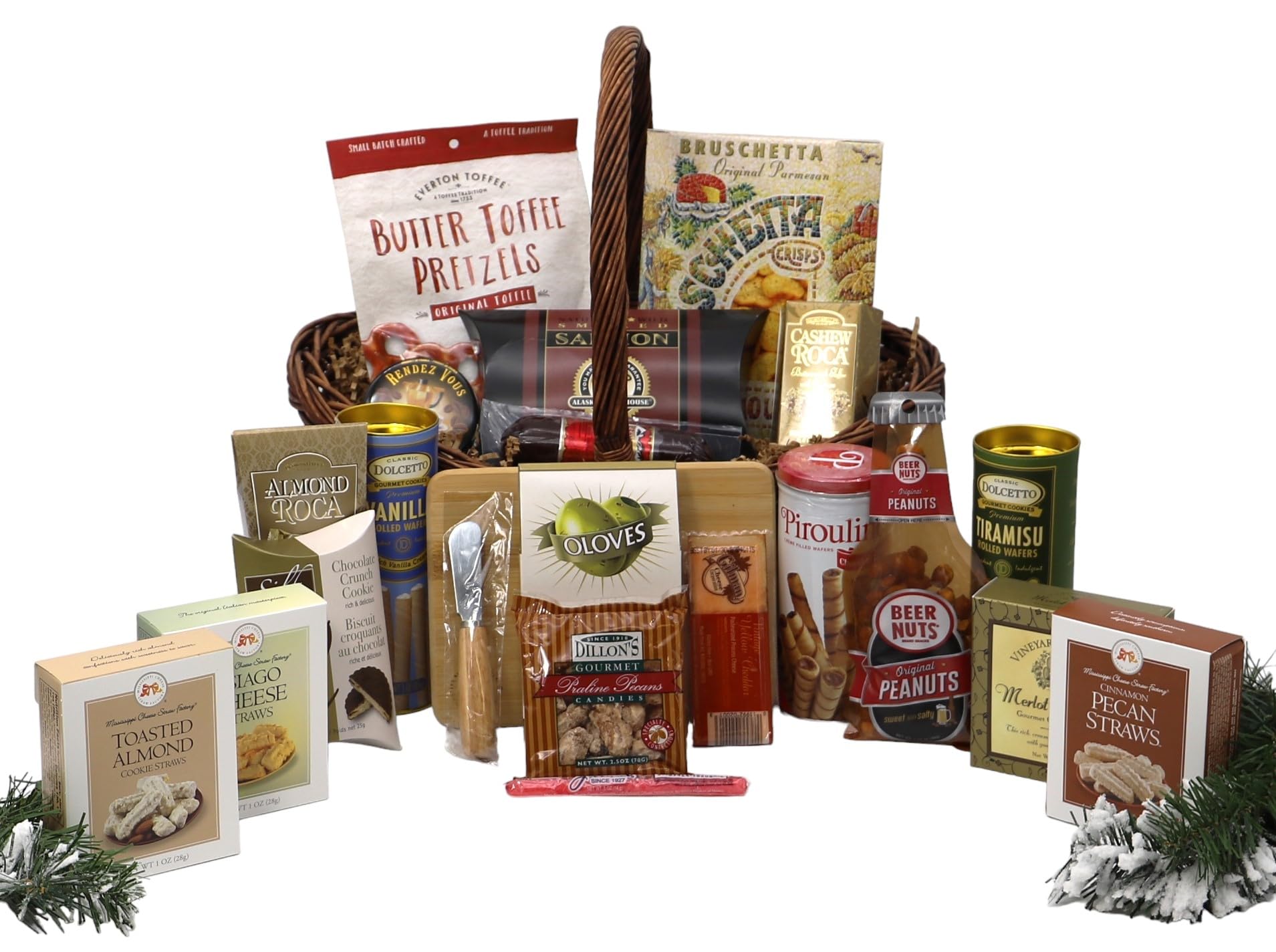 Gift Basket Village Premium Christmas Gift Basket Set - Perfect Holiday Gifts for Family, Friends & Coworkers - Ideal for Christmas Parties, Office Gifts & Festive Celebrations