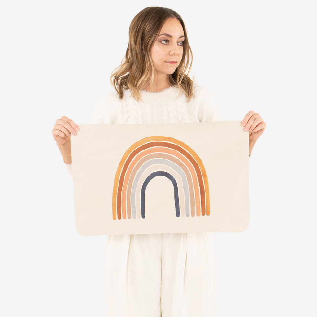 Gathre Micro Mat Rainbow - Waterproof Picnic Blanket, Beach Mat for Outdoor Activities, Travel & Camping | Lightweight & Portable for Park, Backyard & Kids Play