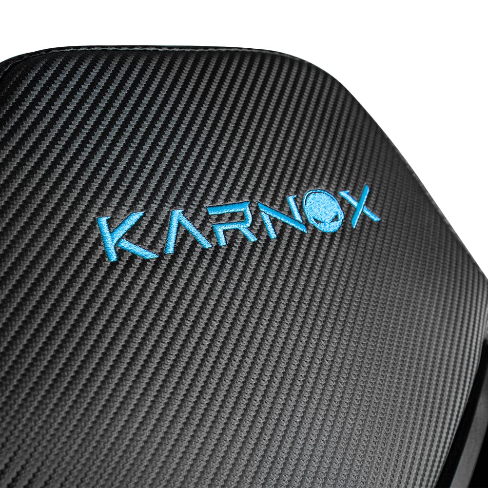 KARNOX Ergonomic Gaming Chair - Adjustable Office Desk Chair with Lumbar Support for PC Gamers - High Back Computer Chair for Long Gaming Sessions & Work from Home - Blue Reclining Gamer Chair