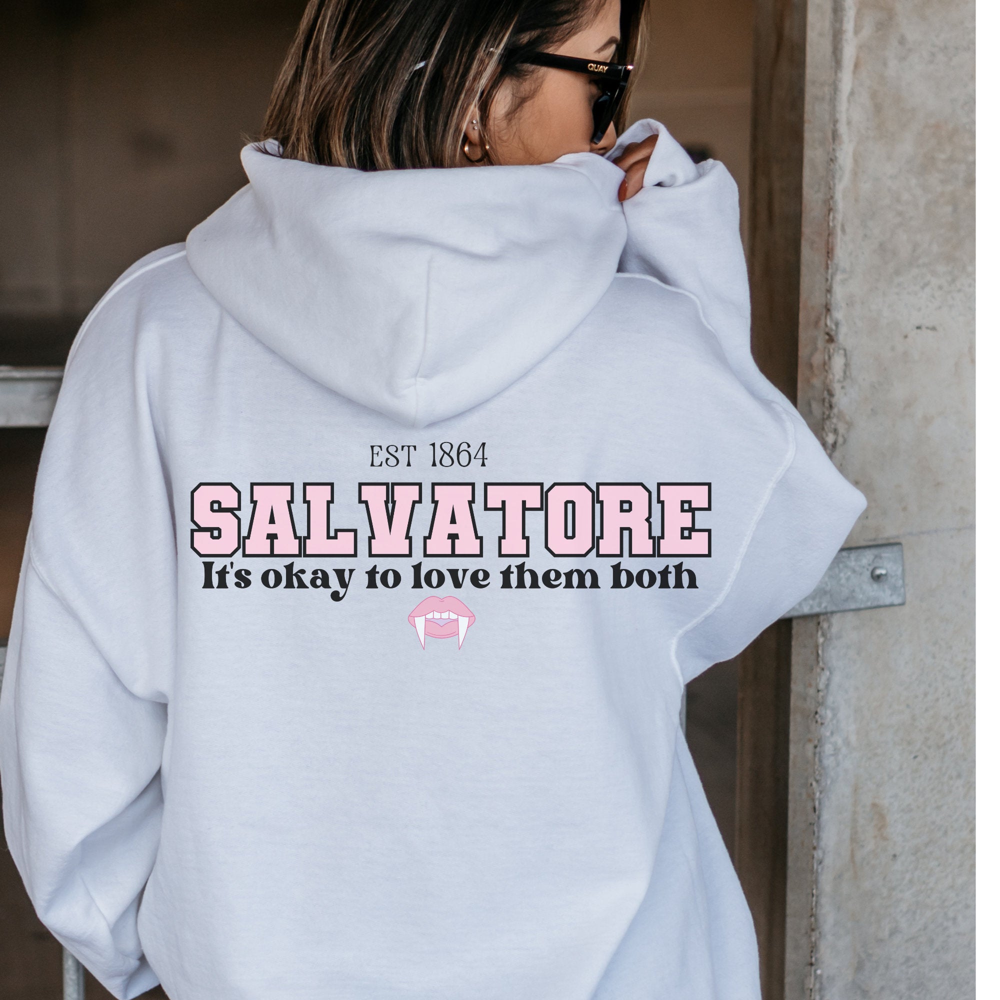 Salvore Hoodie | TVD Sweatshirt | Stefan & Damon Salvatore Merch | Mystic Falls Hoodie | Vampire Diaries Gift | Perfect for Fans & Cosplay