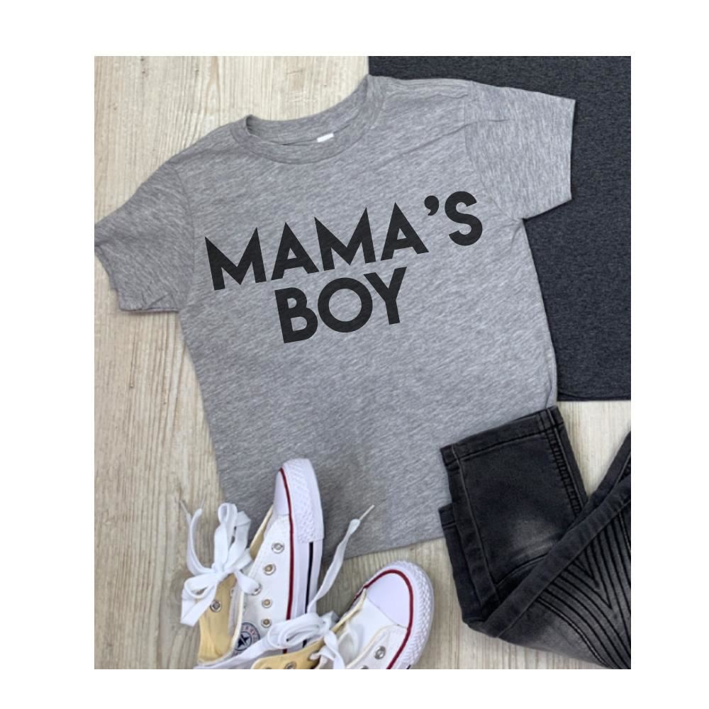 CLR Mama & Mama's Boy & Girl Matching T-Shirts for Mother and Kids - Family Outfits for Holidays, Photos & Special Occasions