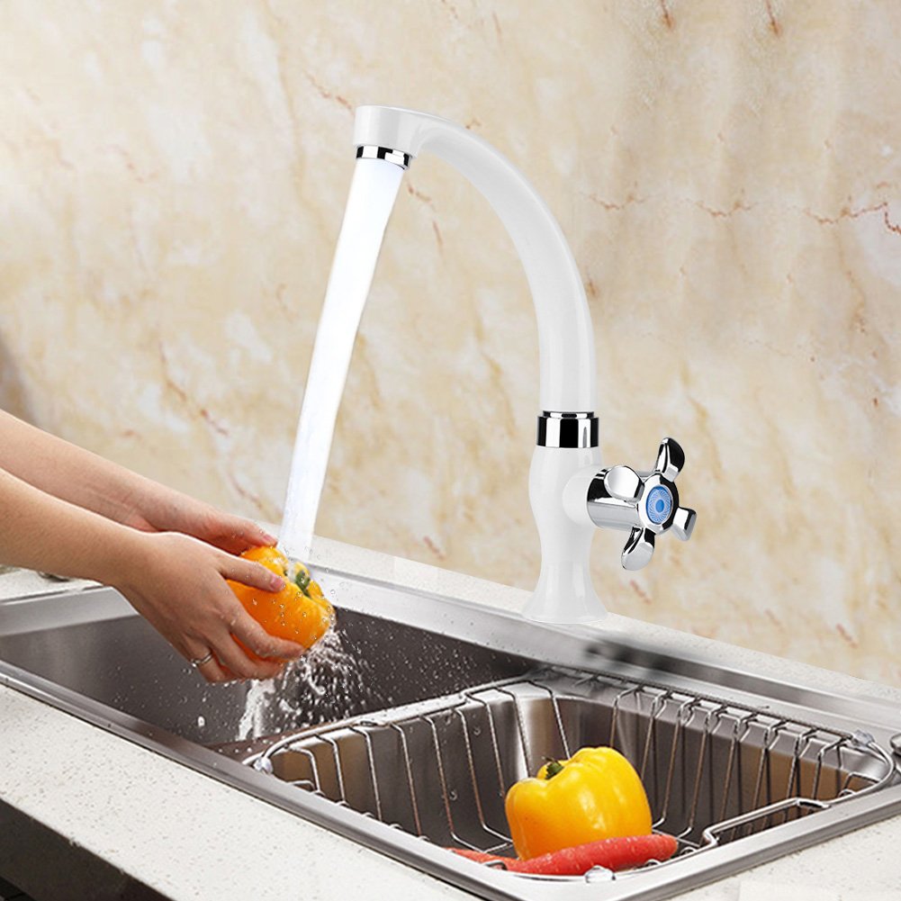 Gavigain G1/2 ABS Cold Water Sink Faucet for Kitchen & Bathroom - Blossom Mango Color - Durable ABS Material for Home & Commercial Use