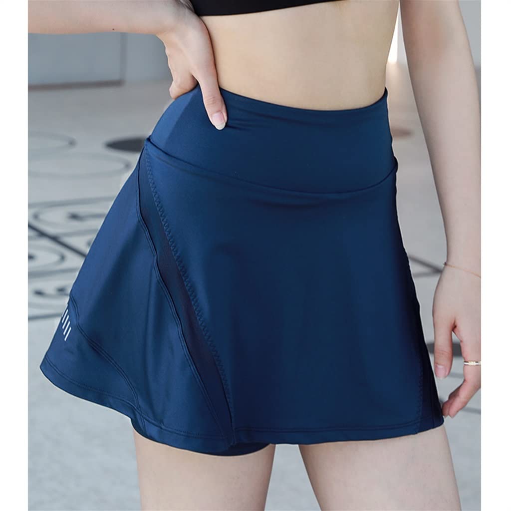 High-Waisted Belly Control Sports Shorts for Women - Double-Layer Breathable Running Shorts with Quick-Dry Fabric - X-Large (Color B) - Perfect for Gym, Yoga, Jogging & Summer Workouts