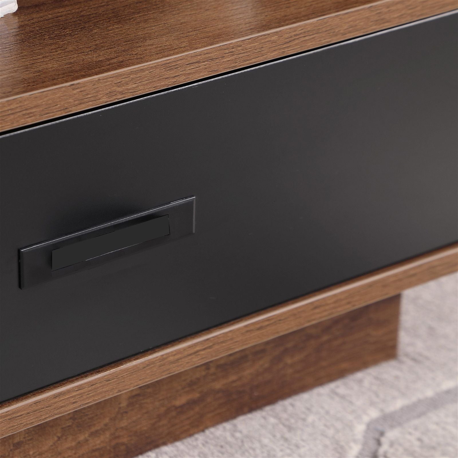 Tauris Hollywood Dark Oak Coffee Table - Modern Living Room Furniture for Home Decor & Entertainment