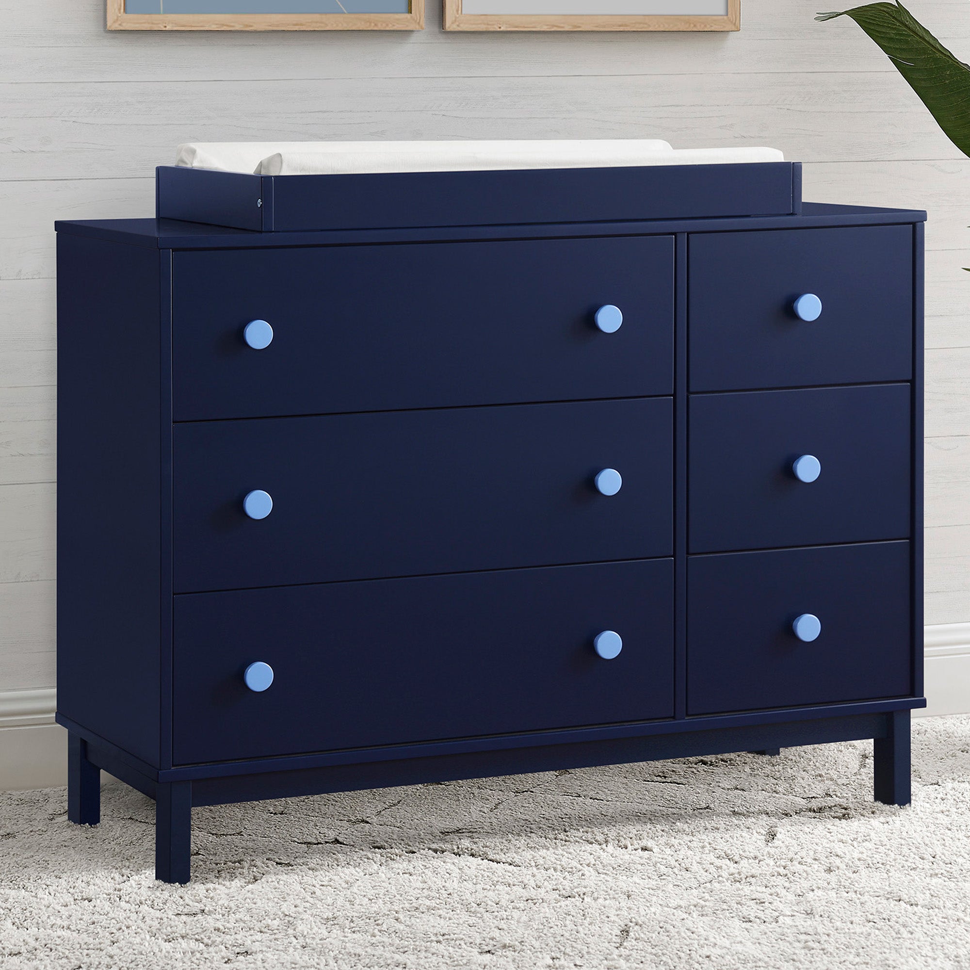 BabyGap Legacy 6-Drawer Dresser with Interlocking Drawers - Nursery Storage Solution for Baby Clothes, Blankets & Toys