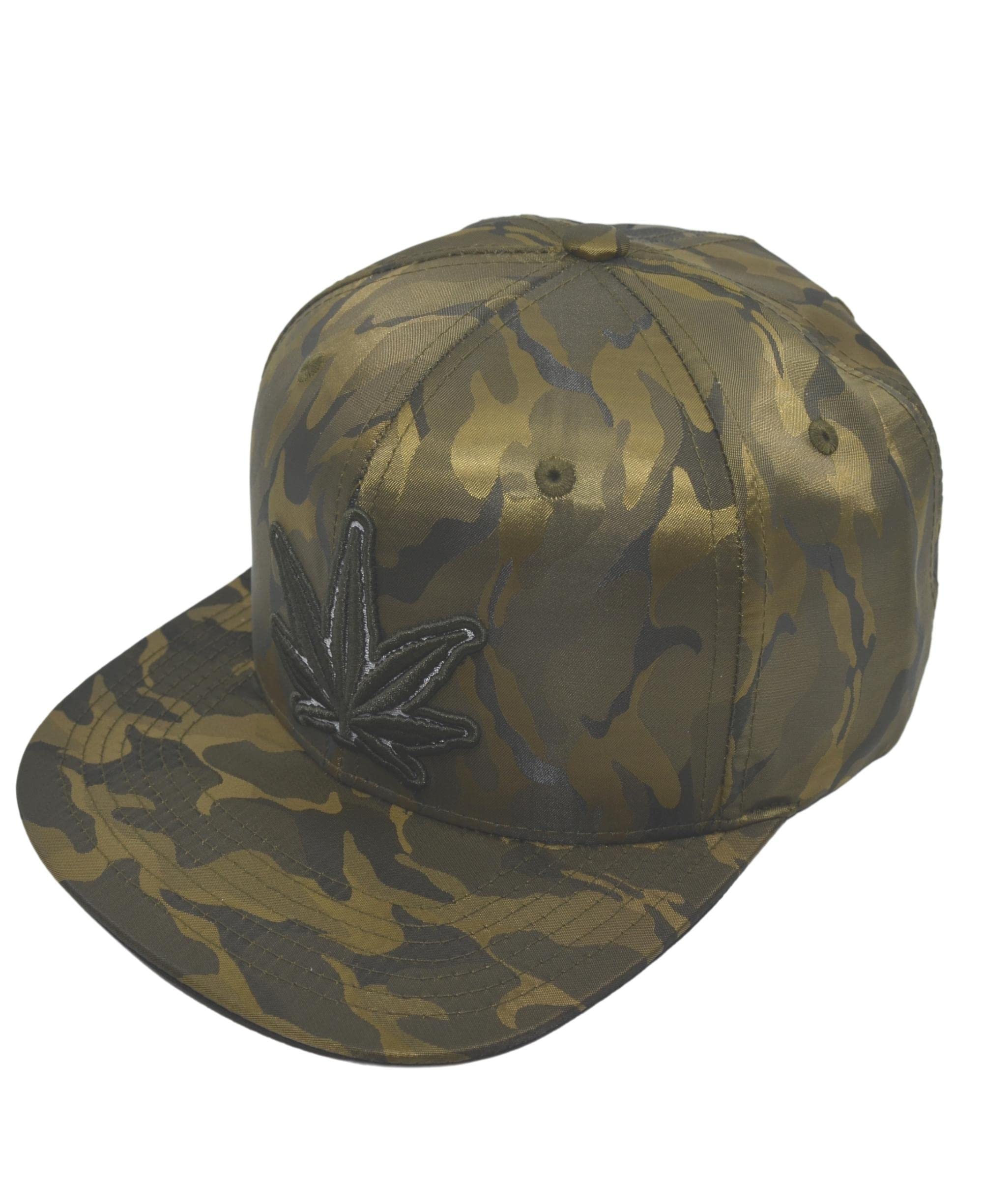 Popfizzy Weed Hat - Unisex Cannabis Baseball Cap with Pot Leaf Design | Marijuana Snapback for Stoners & Rappers | Perfect for Festivals, Concerts & 420 Gifts